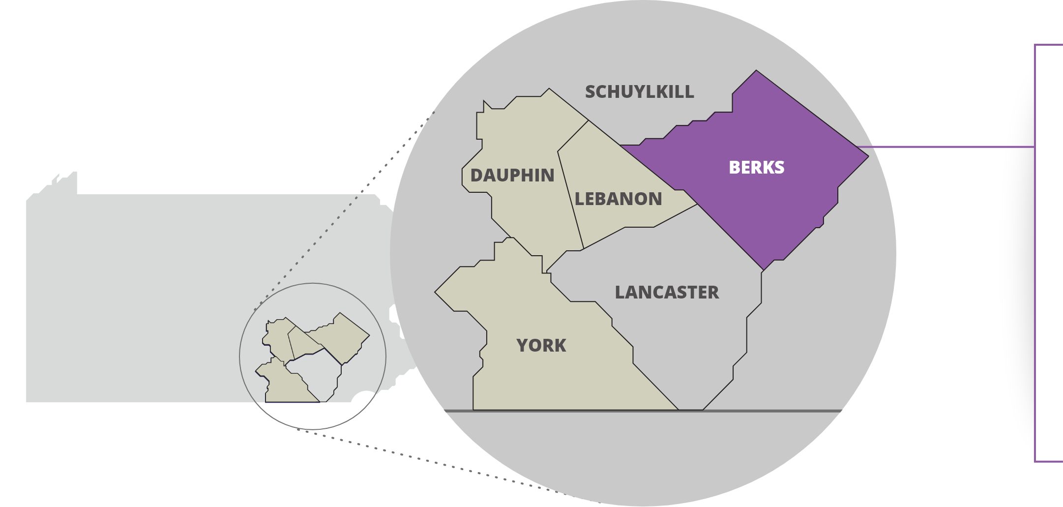 map of central PA